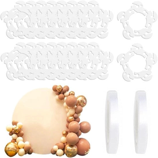 Clip per fiore di palloncino 100 pezzi per stile palloncini e slittini
