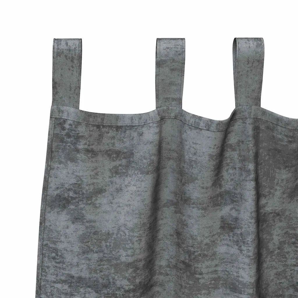 Tende in Velluto con tende 2 pcs Grigio 140 x 140 cm Velluto 4107723
