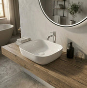 Lavabo appoggio 49x39.5 cm LA48 bianco