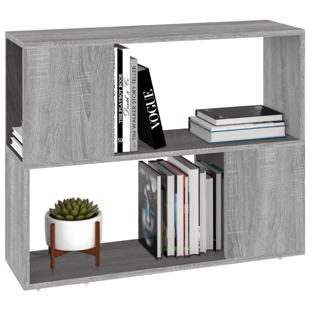 Libreria/Divisorio Grigio Sonoma 80x24x63 cm 826645