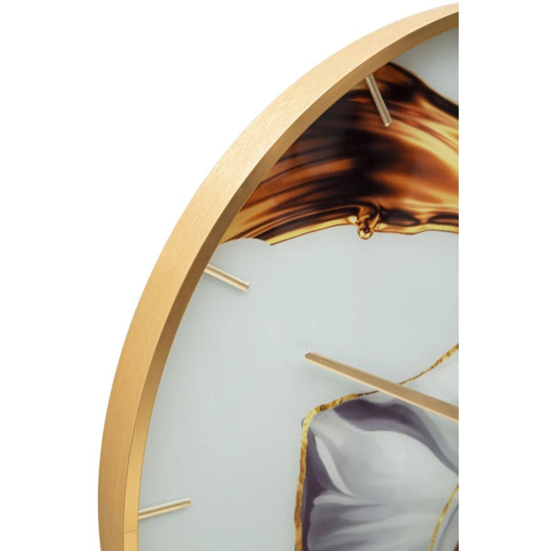 Orologio Glassortiti Rose cm ø 60x5