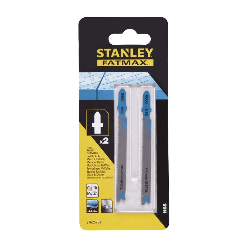 STANLEY STA25792 2 LAME METALLO T/GROSSO ATT T