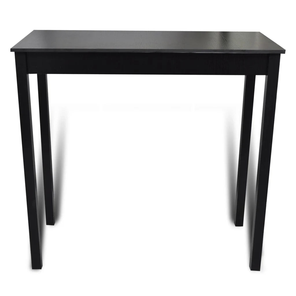 Set di 2 sgabelli da bar con tavolo alto nero 1202005