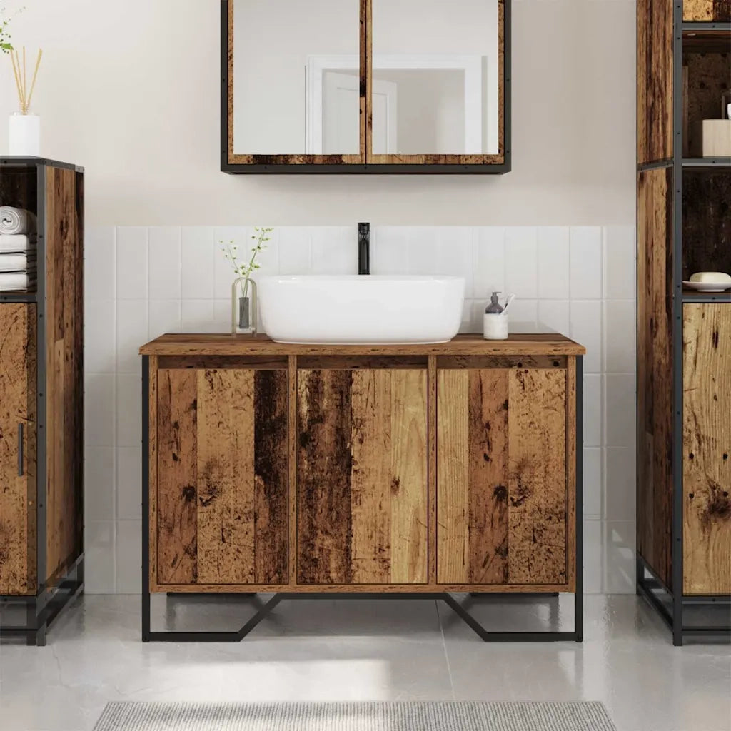 Mobiletto per Lavabo Altro Legno vecchio 91 x 35 x 60 cm 869180
