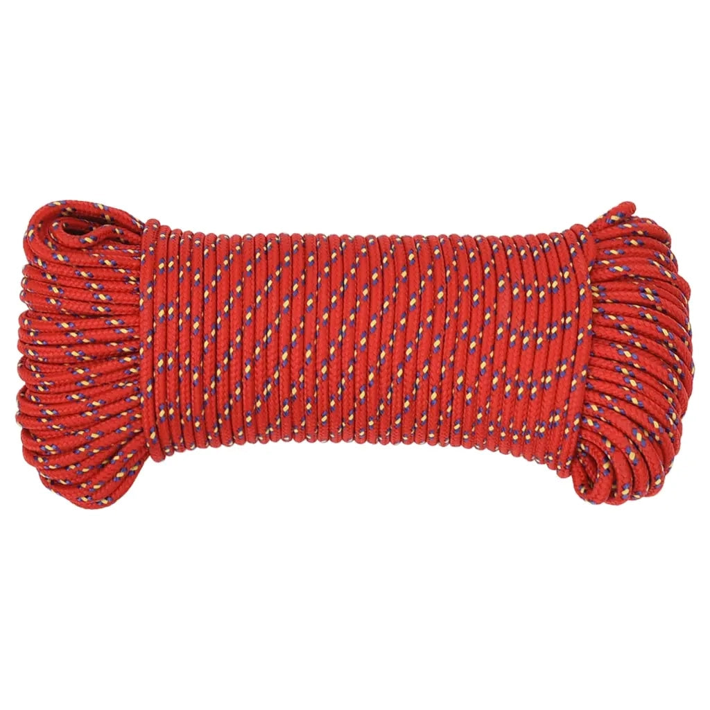 Corda | Fune per barca Rossa 5 mm 250 m in Polipropilene