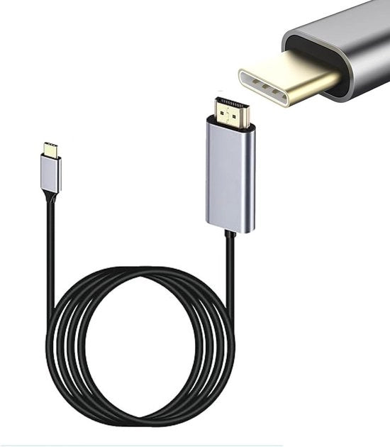 Cavo HDMI da Thunderbolt 3/4 a 4K - Compatibile con smartphone - Cavo HDMI Type C.