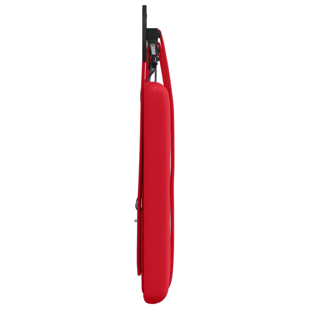 Testiera sospesa Con luce LED Rosso Similpelle 3424237