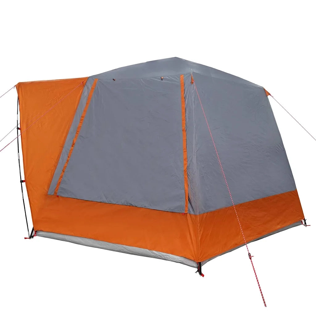 Tenda da campeggio Grigio e arancione 420 x 420 x 227 cm 42001028