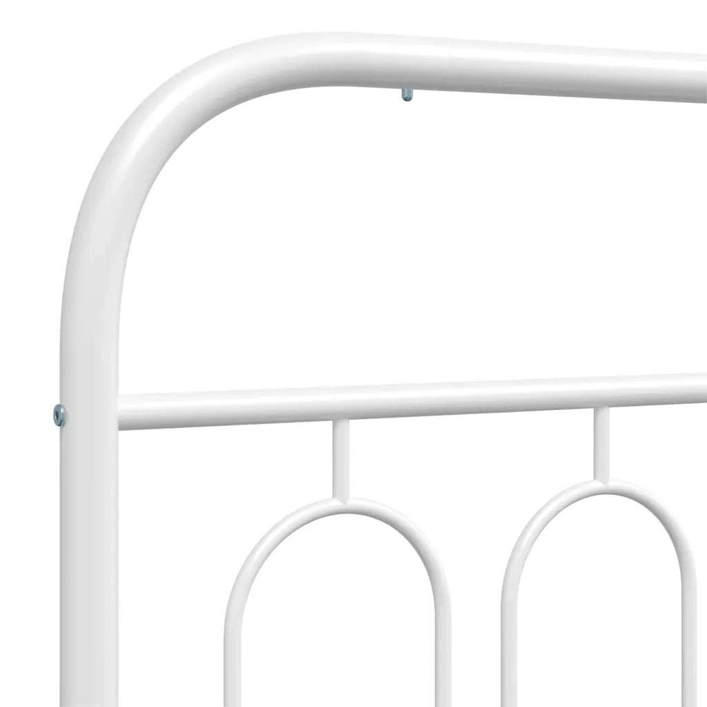 Testiera di Ricambio in Metallo Bianco 183 cm 377202