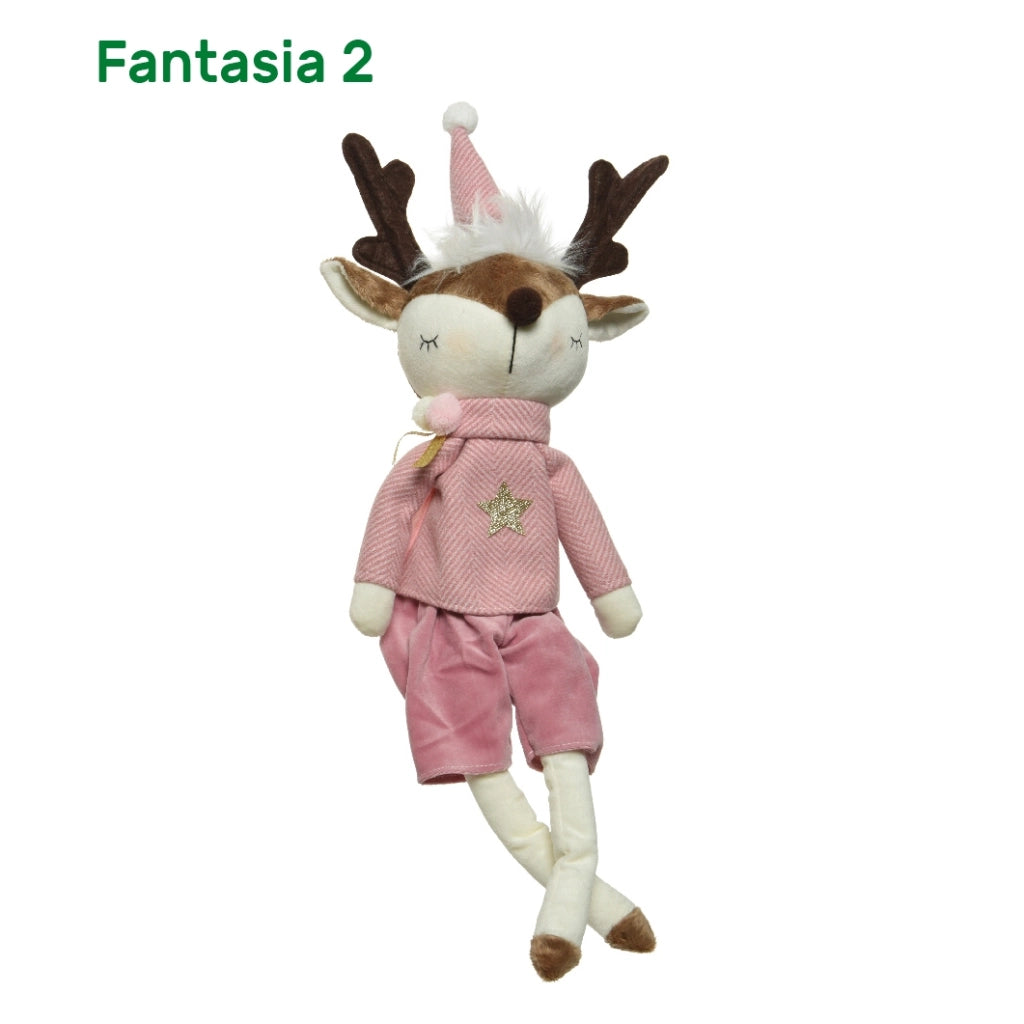 Renna decorativa natalizia Kaemingk 46 cm