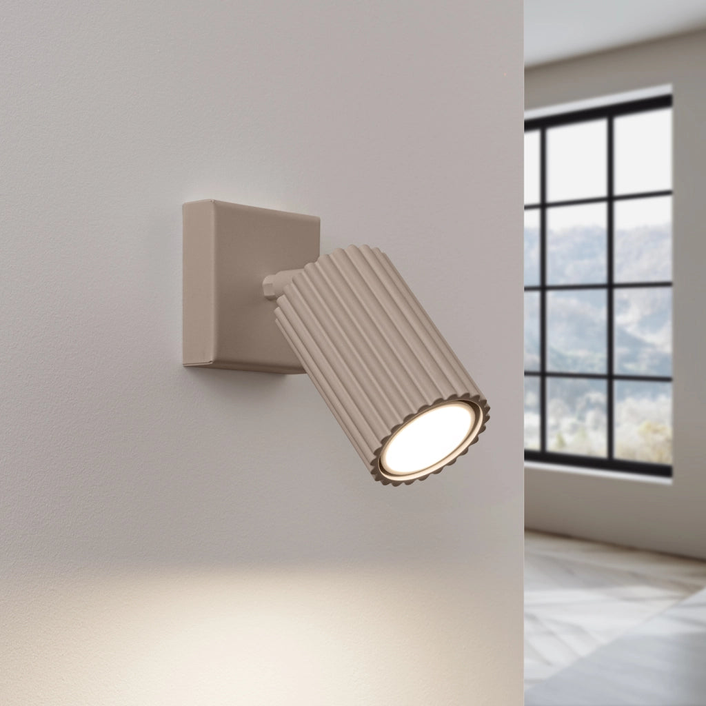 Lampada da parete KARBON taupe