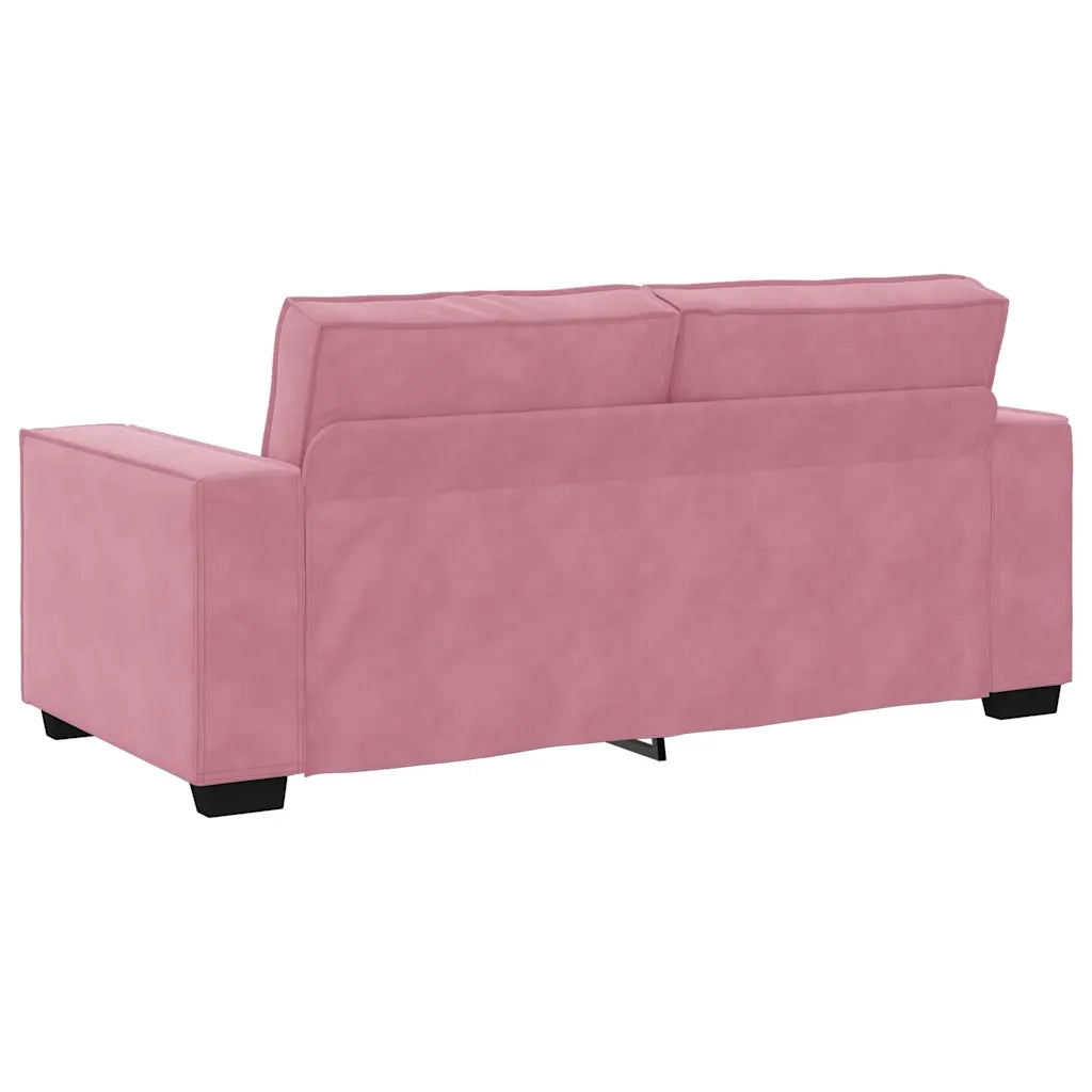 Divano a 2 Posti-Sofa 2 Posti Rosa 140 cm in Velluto 666309