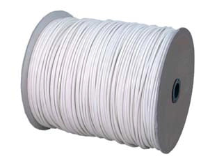 CAVETTO ACCIAIO OTTONATO RIVESTITO IN PVC BIANCO- - ø mm.4,5 in rotoli mt.500 - 500 mt