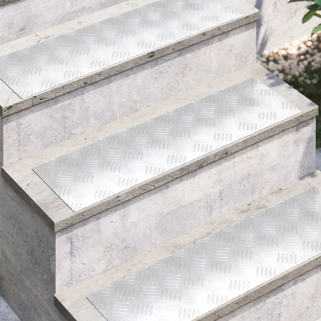 Gradini per Scale 4 pcs Argento 70 x 20 cm Alluminio 4104258