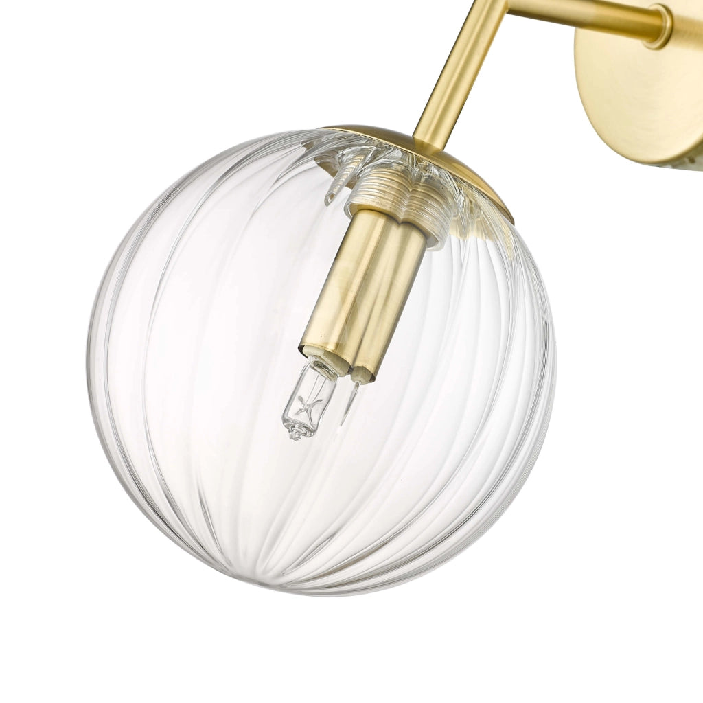 Applique Arette oro vetro trasparente G9 Light Prestige