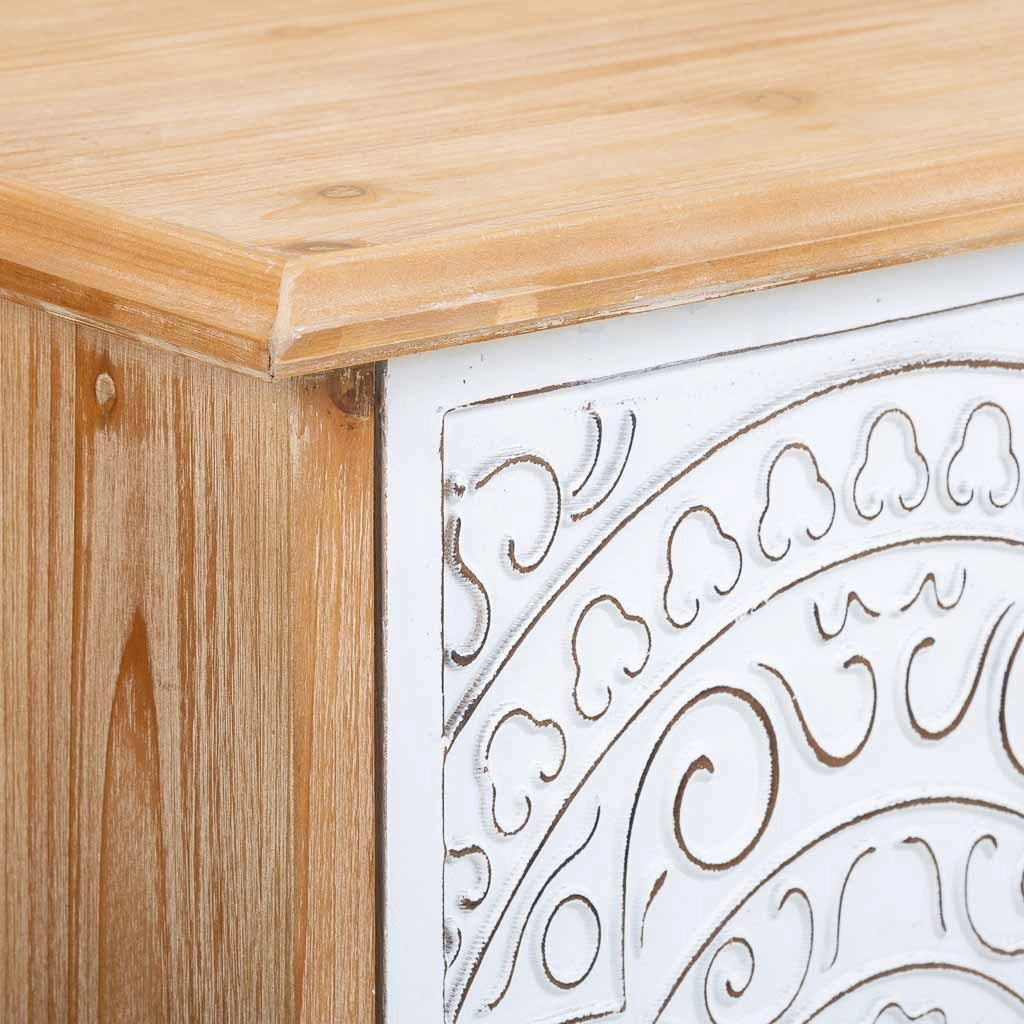 Credenza in legno con 2 porte 78x40x79