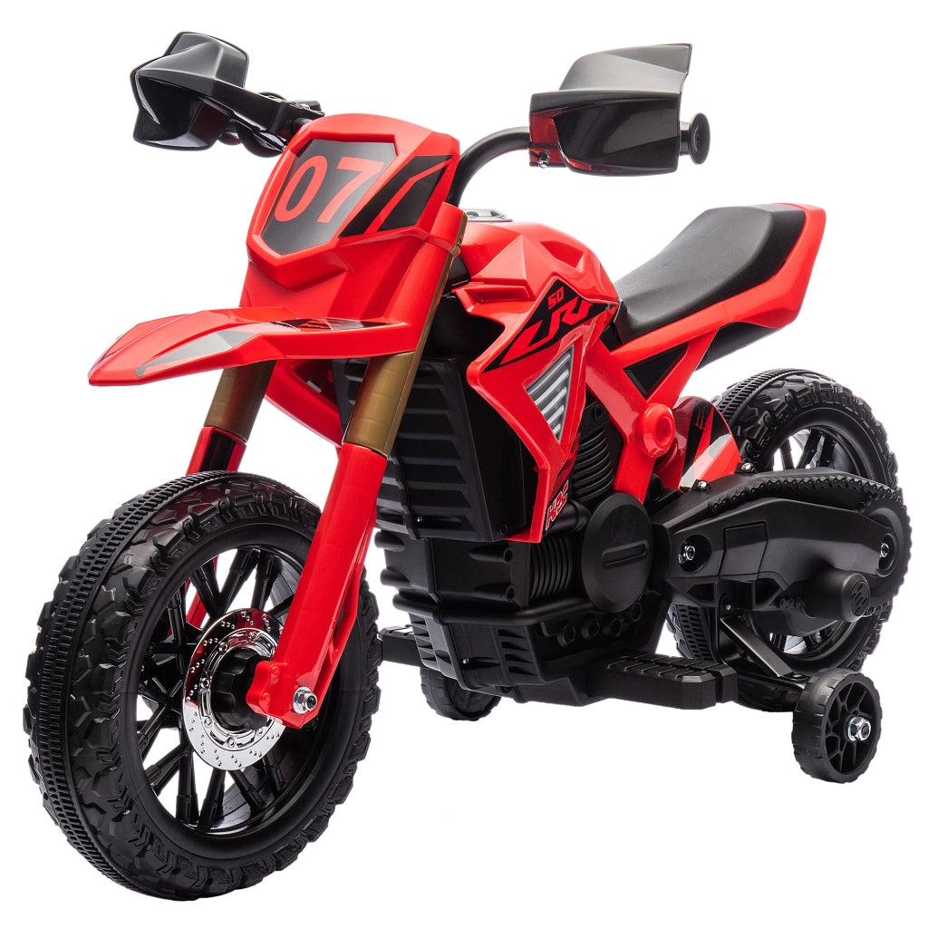 Moto elettrica per bambini 3-8 anni ¨C Minimal ¨C rosso