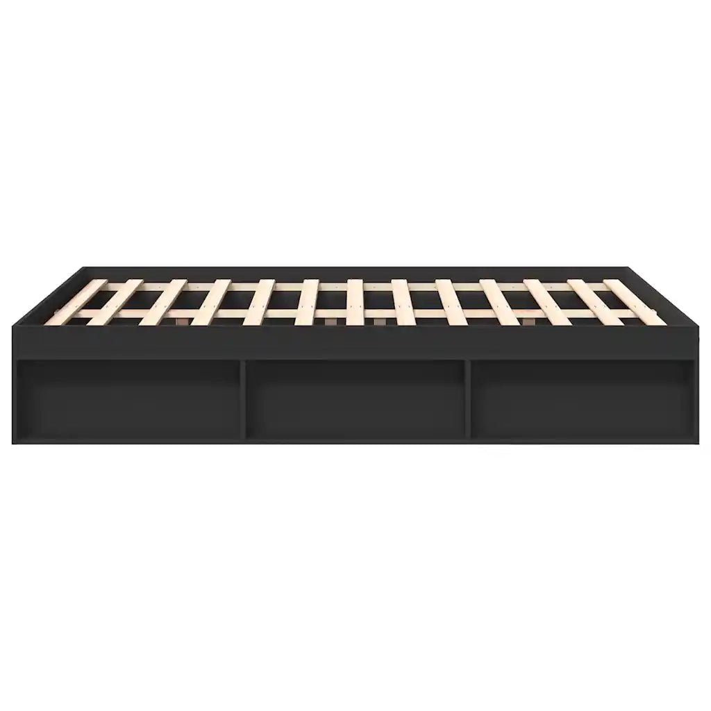 Giroletto-Struttura Letto in Nero 120x200 cm