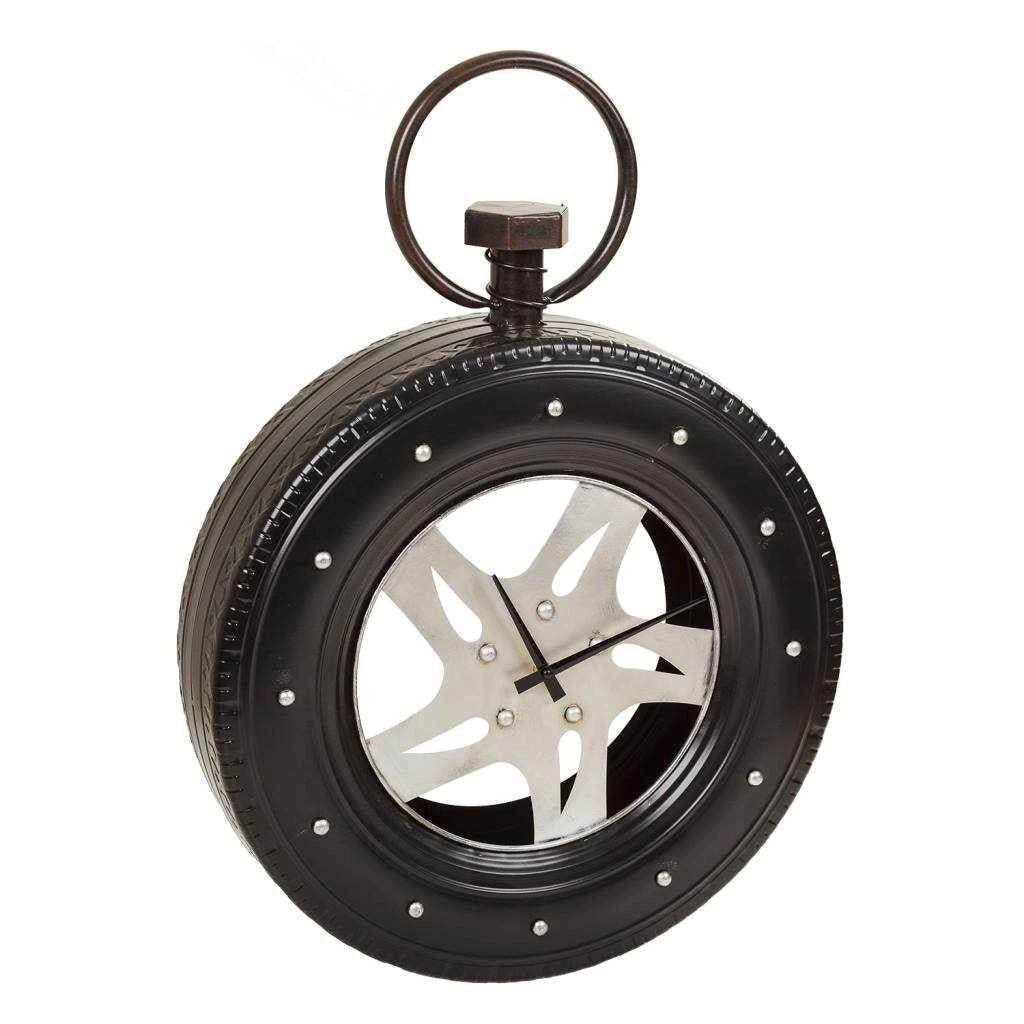 Orologio in metallo nero 51x14,5x72h