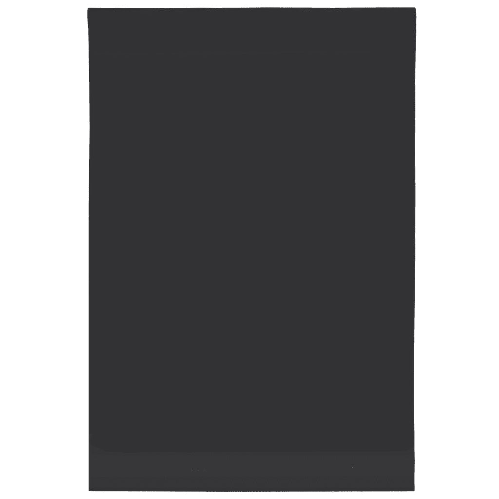 Adesivi per Mobili Autoadesivi Nero Opaco 90x500 cm in PVC 3206483