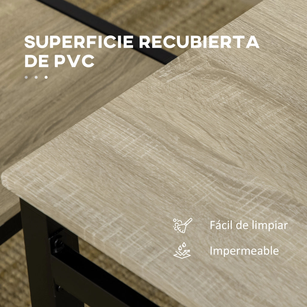 Tavolo da pranzo allungabile per 4 persone ¨C Minimal ¨C Robe e nero
