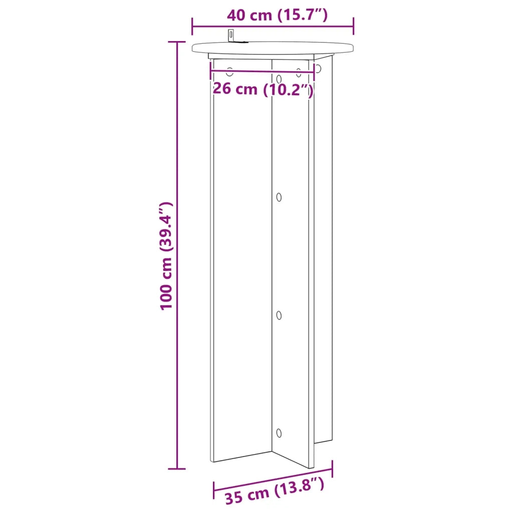 Supporto per piante | Sostegno per piante 2 pz Bianco ?40 x 100 cm