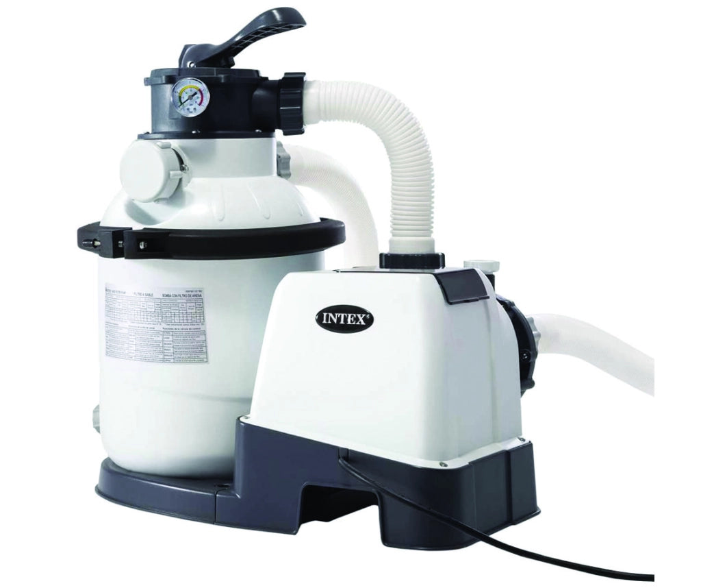 POMPA CON FILTRO A SABBIA PER PISCINE FINO A 12.422 LITRI  peso kg.13,10 (26644)    INTEX