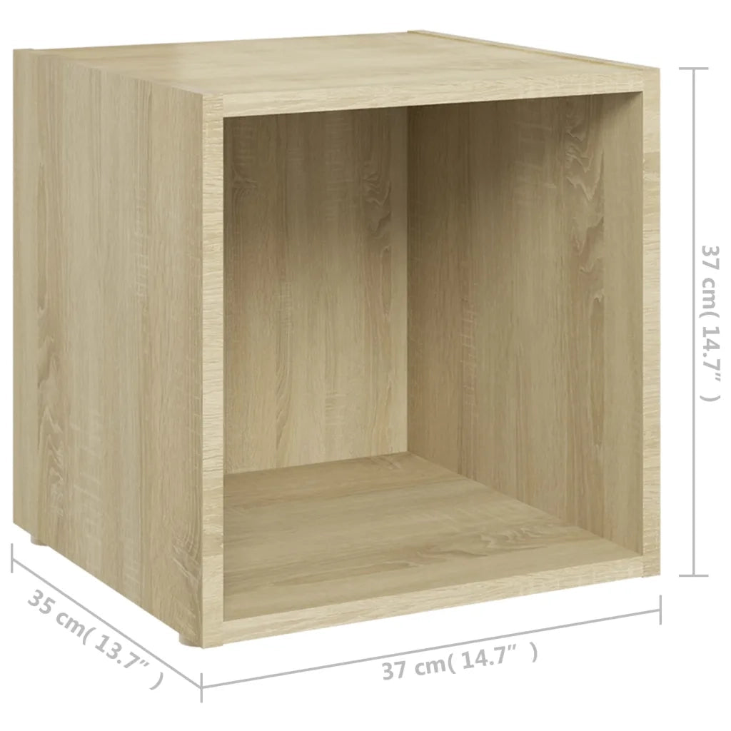 Mobile TV | Armadietto TV | Mobile Porta TV Rovere Sonoma 37x35x37 cm in Legno Multistrato