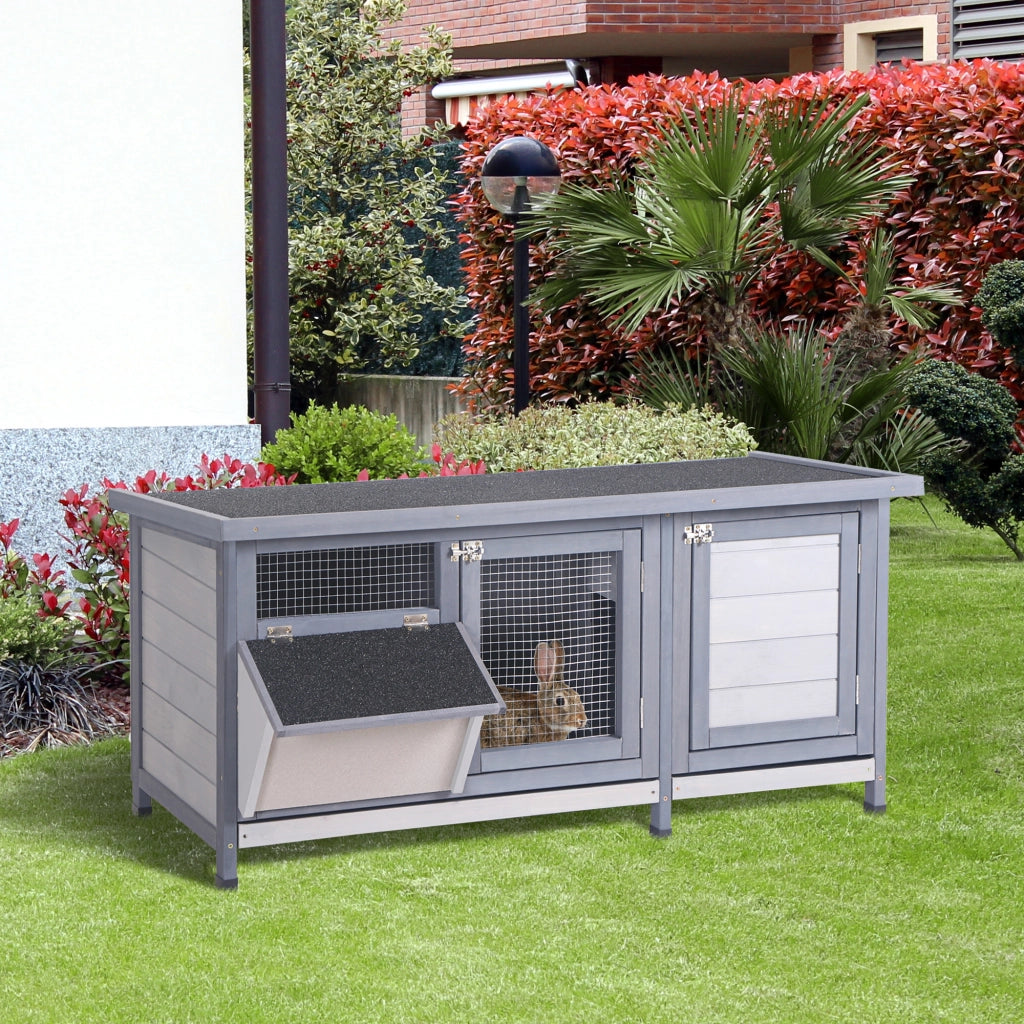 Ripostiglio con tetto apribile 2 porte ¨C Minimal ¨C 112x50x54 cm grigio nero