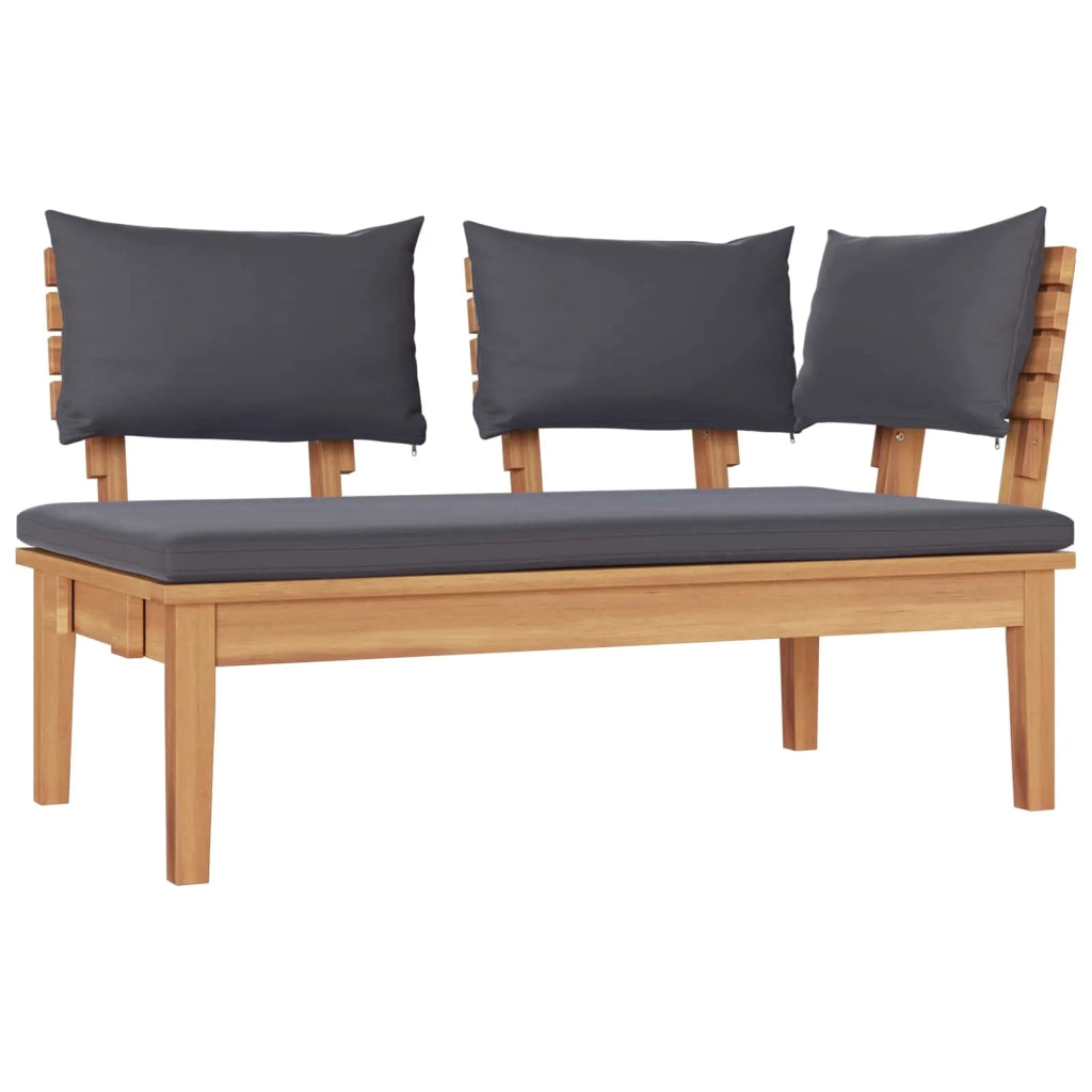 Set Divano da Giardino 4 pcs Marrone e Grigio 3356865