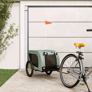 Rimorchio da Bici per Animali Grigio e Nero Oxford e Ferro 94007