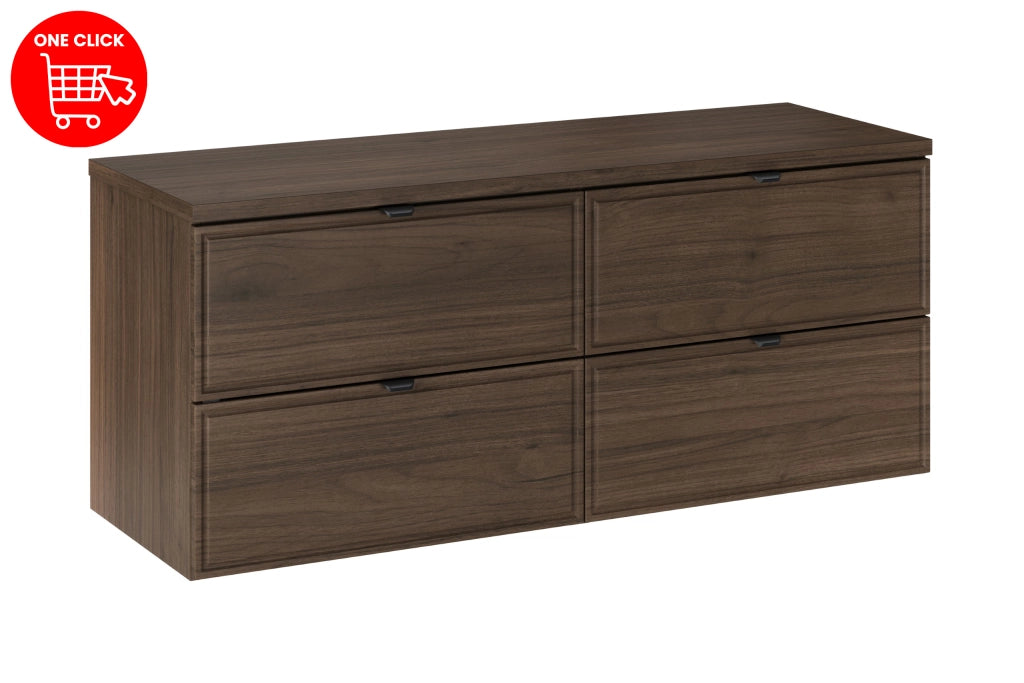 Set mobili bagno 120 cm con piano Terra Villa 120 cm