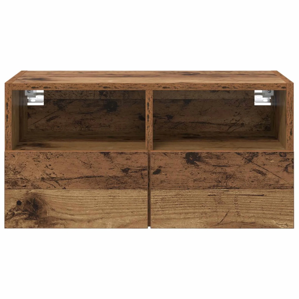 Mobile TV da parete Legno vecchio 60 x 30 x 30 cm 882922