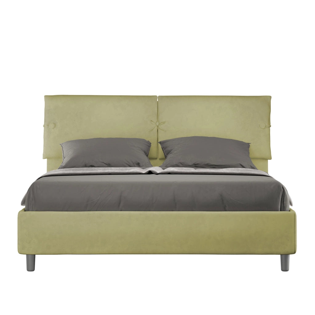 Letto Matrimoniale 160x210 cm Senza Rete Sleeper Tè verde