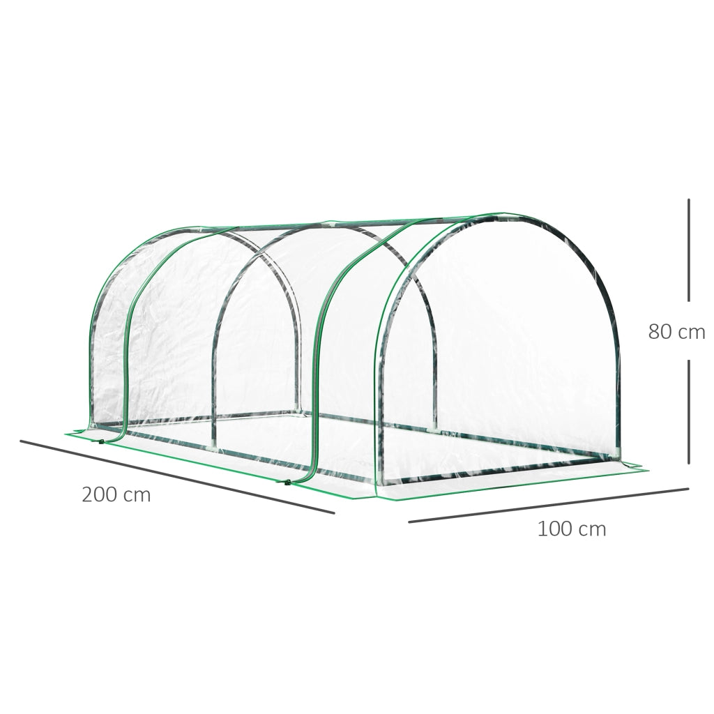 Serra da giardino ¨C Minimal ¨C Verde 200x100x80 cm
