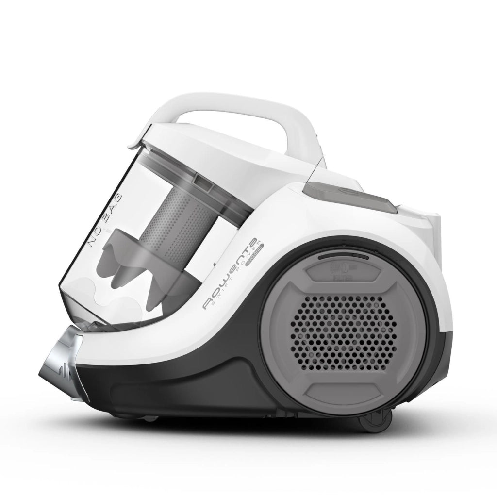 Rowenta RO2957EA Swift Power Cyclonic Aspirapolvere a Traino Senza Sacco Ciclonica 1.2 L 750 W 77 dB colore Bianco Grigio