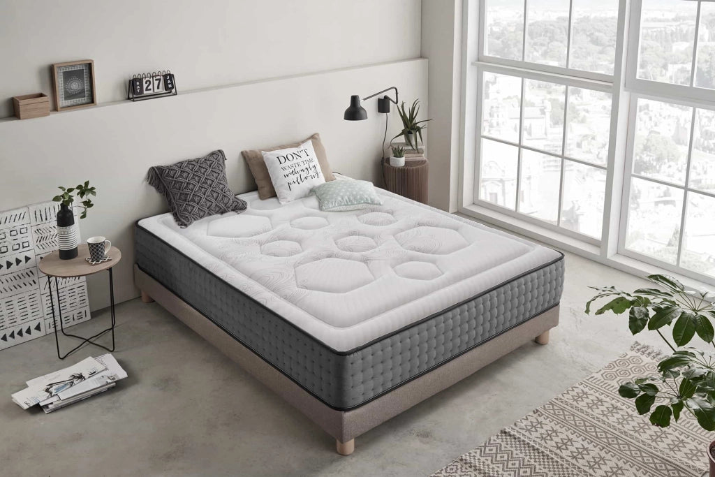 Materasso a molle insacchettate Hexacare 28cm, 180 x 200cm - Moonia