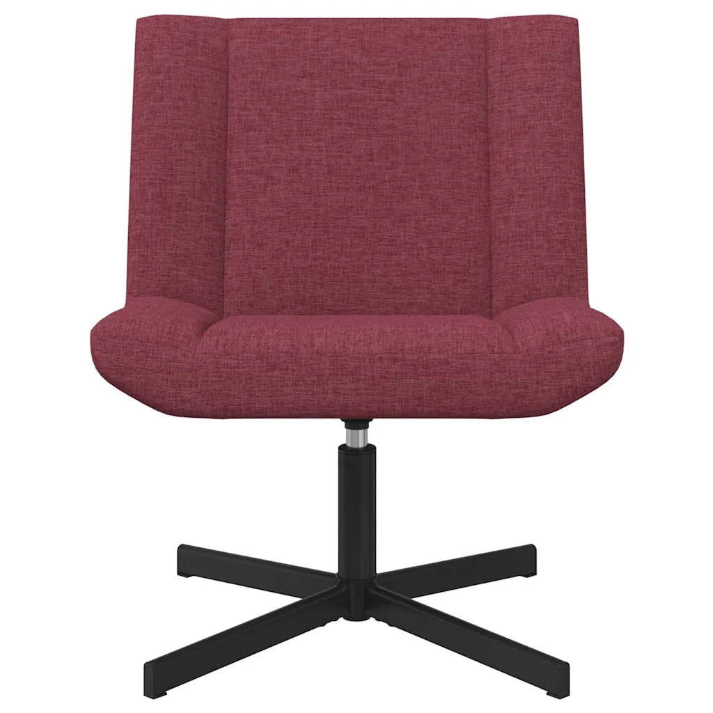 Sedia girevole Rosso Vino 63 x 75 x 76 cm Tessuto 42007328