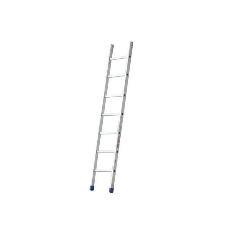 Scala professionale semplice 7 pioli in alluminio h 2,16 m