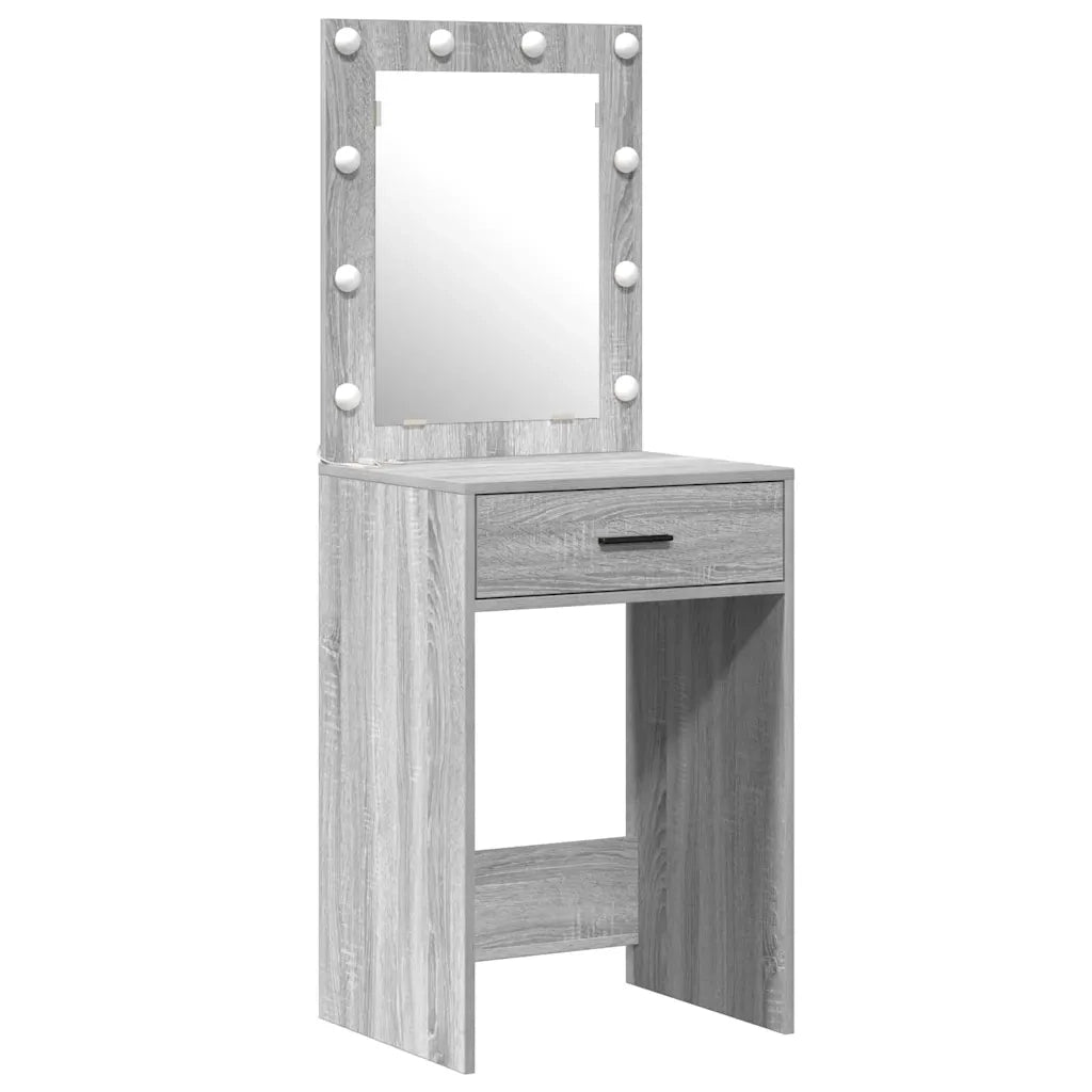 Tavolo da Trucco con cassetto 2 pcs Grigio 50 x 41 x 135 cm 3334241