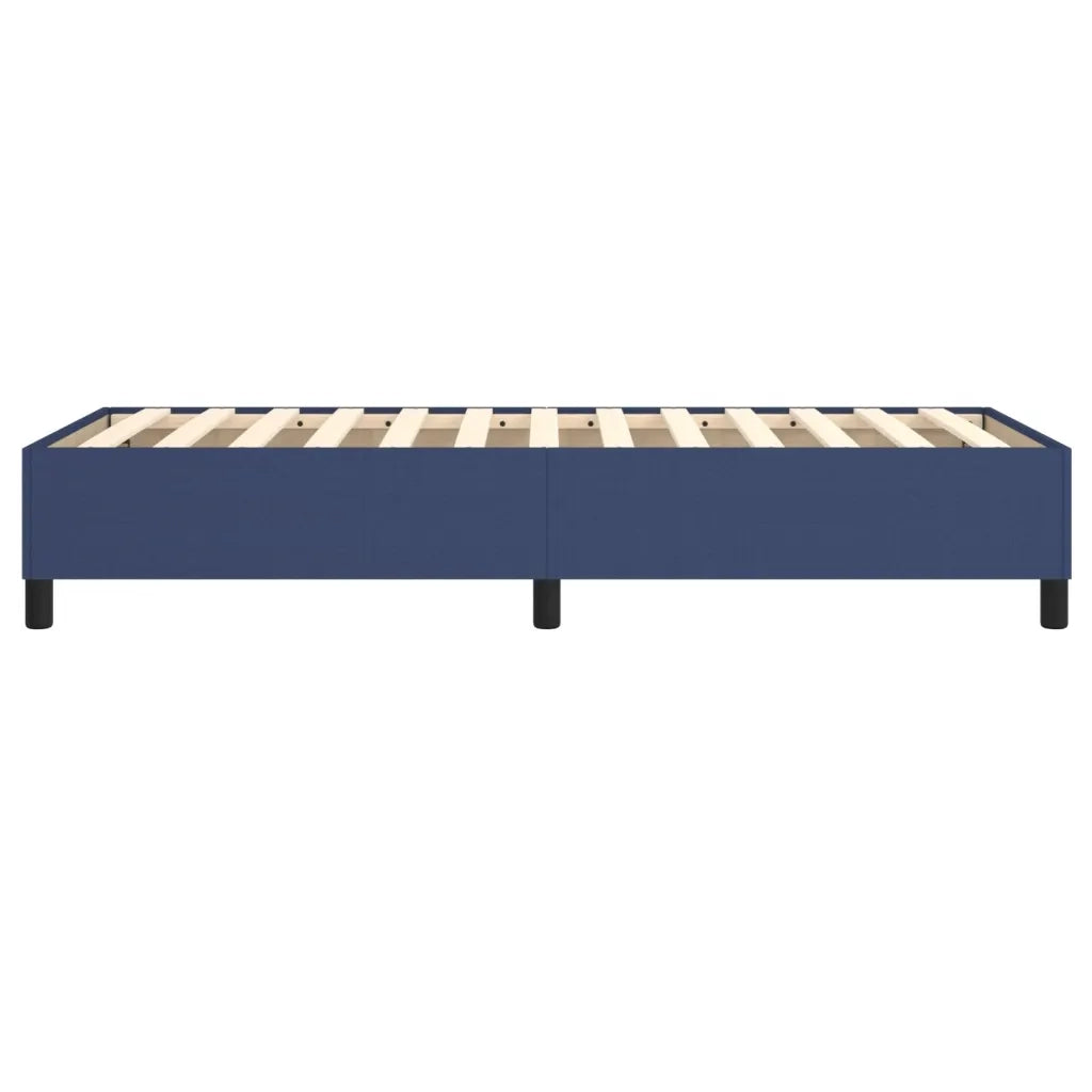 Struttura Letto a Rete a Molle Blu 90x190 cm in Tessuto 3120828