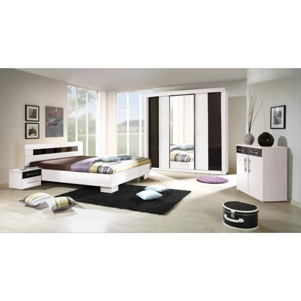 Letto DUBLIN Bianco – 140 x 190 cm
