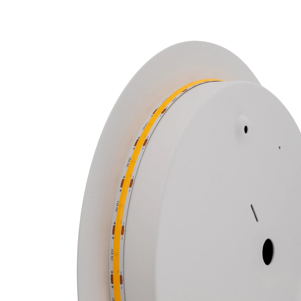 Applique LED Nowodvorski Ring bianca in metallo 25 cm