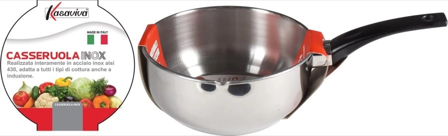 CASSERUOLA INOX 12CM