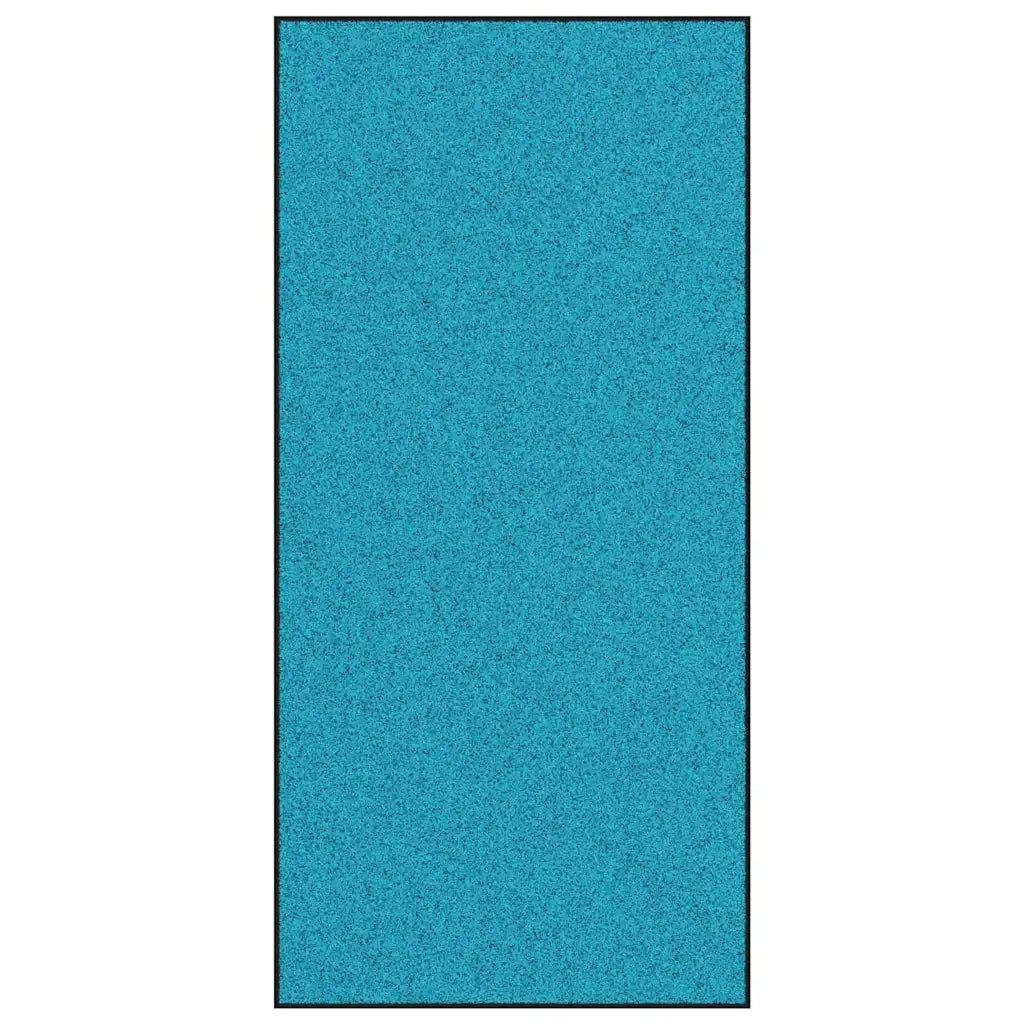 Tappetino Altro Ciano e Nero 120 x 250 cm Poliammide e PVC 4100749