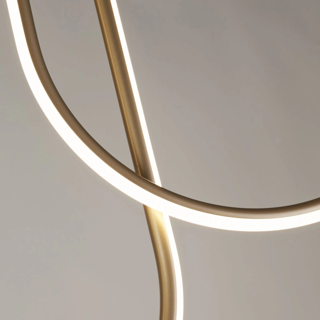 Campanello LED a filo, metallo bronzo
