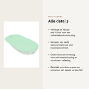 Schiene per piede in gel di silice - Supporto per arco plantare - Cuscino per tallone - 1 coppia - Forma adattabile - Piattaforma per piedi