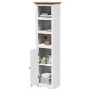 Mobile da Bagno BODO Bianco e Marrone 44x30x160 cm 4016861