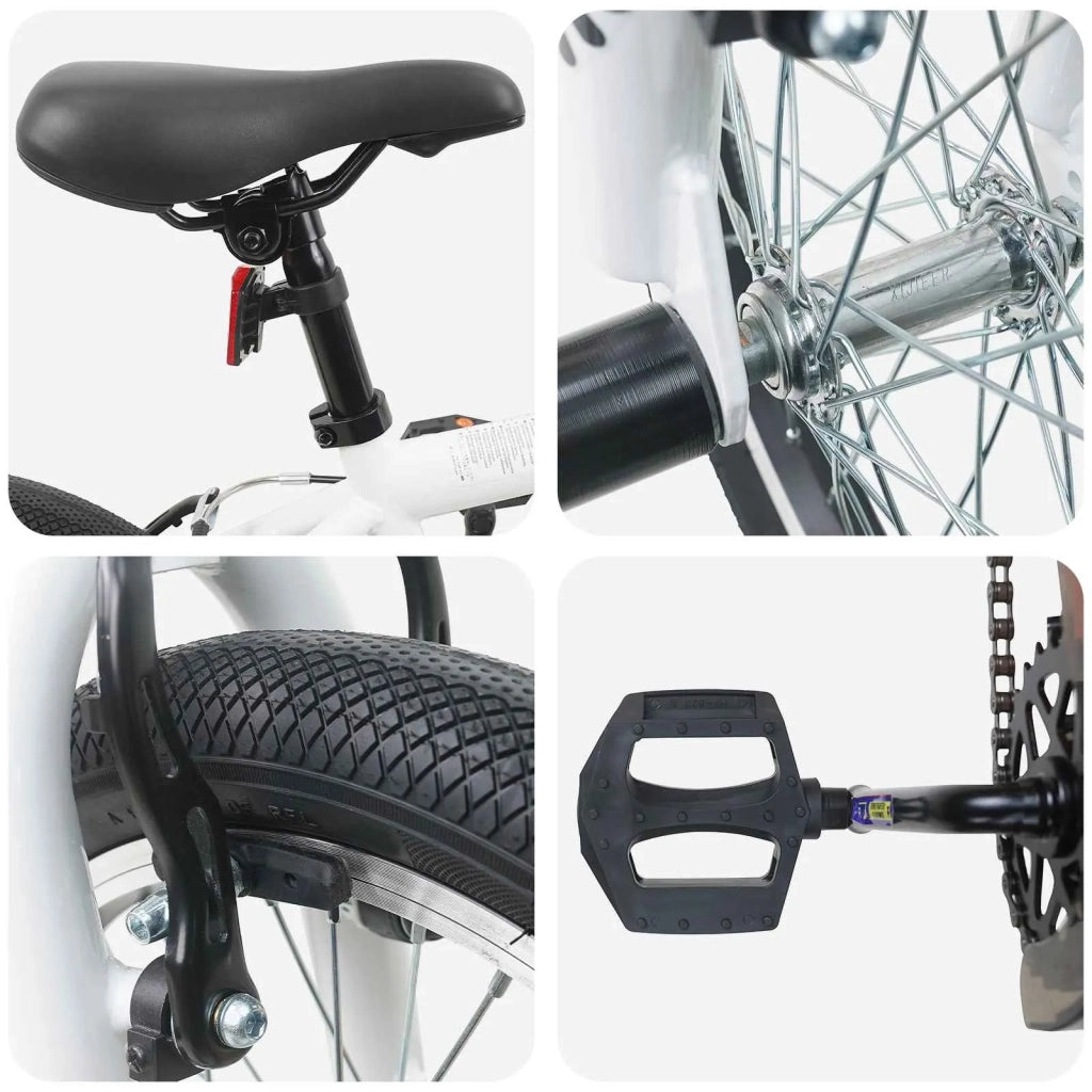 BMX 20 Pollici per oltre 9 anni Bianco