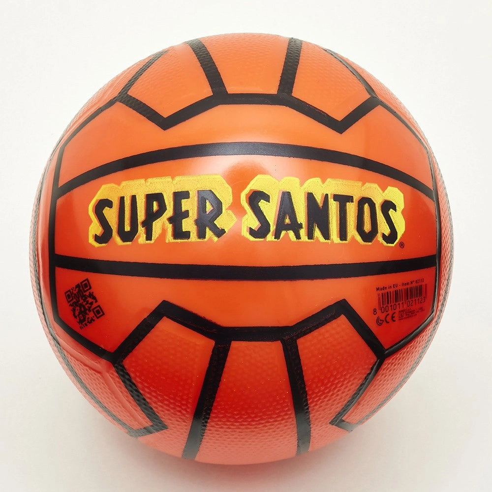 Trade Shop - Super Santos Pallone Infanzia Calcio Pallavolo Bambini Gioco Palla Arancione -